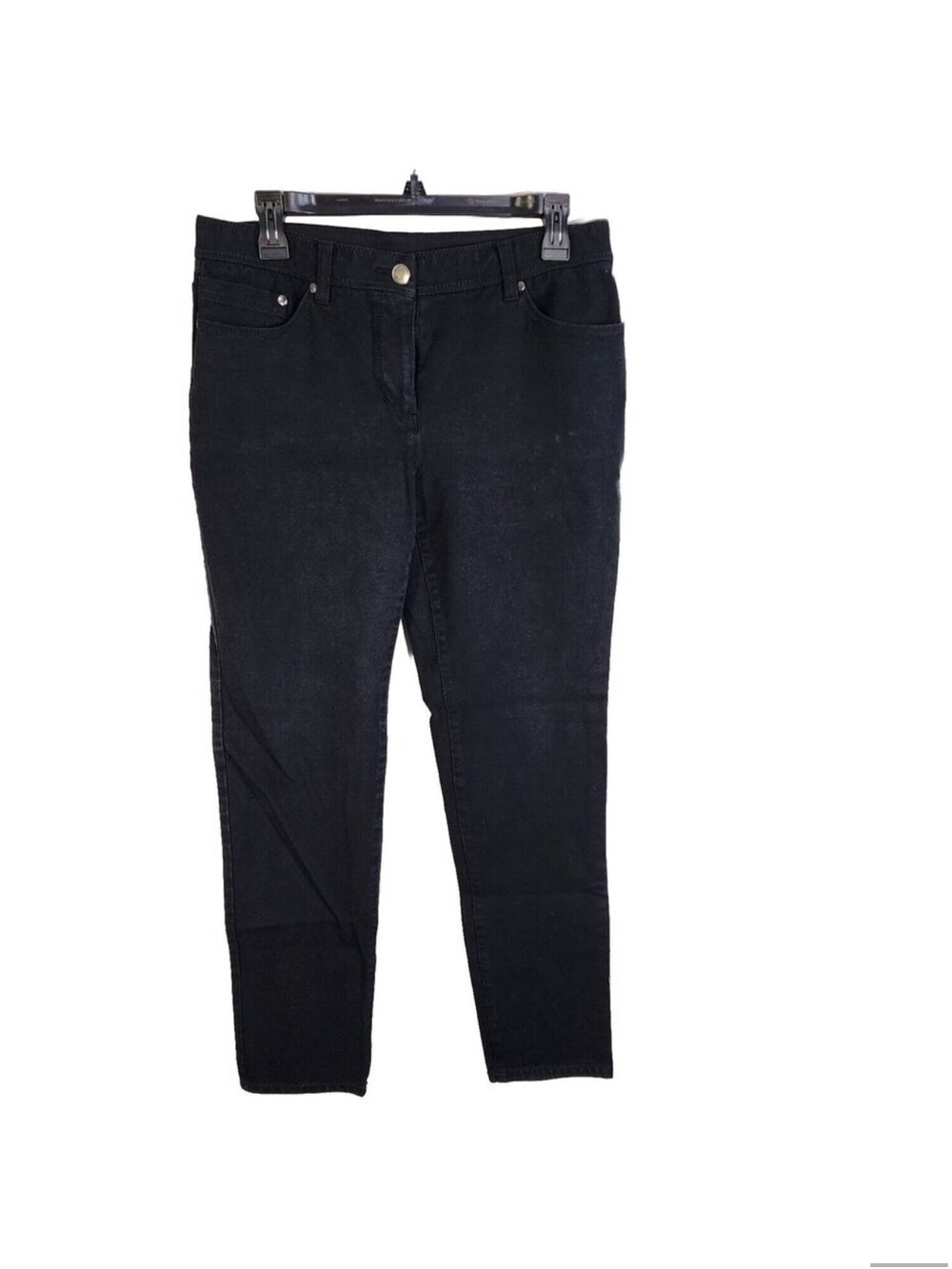 Women’s Black Stretch Jeans - Classic Slim Fit